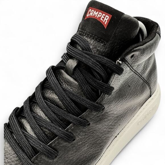 RARE Camper High Top Sneakers Runner K21 38 Black White Streetwear K400648-02 - Picture 5 of 9